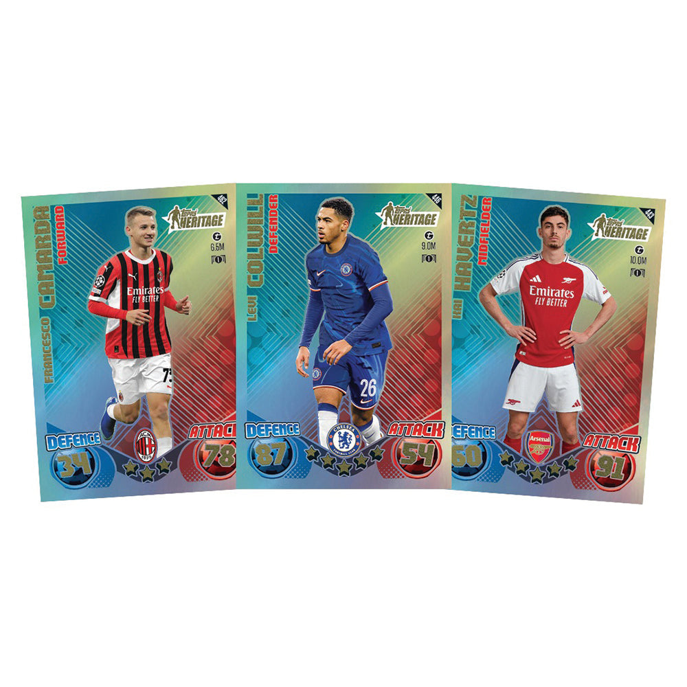 Topps UEFA Champions League Match Attax 24/25 Trading and Collectible Card Game (Flow Pack of 40)