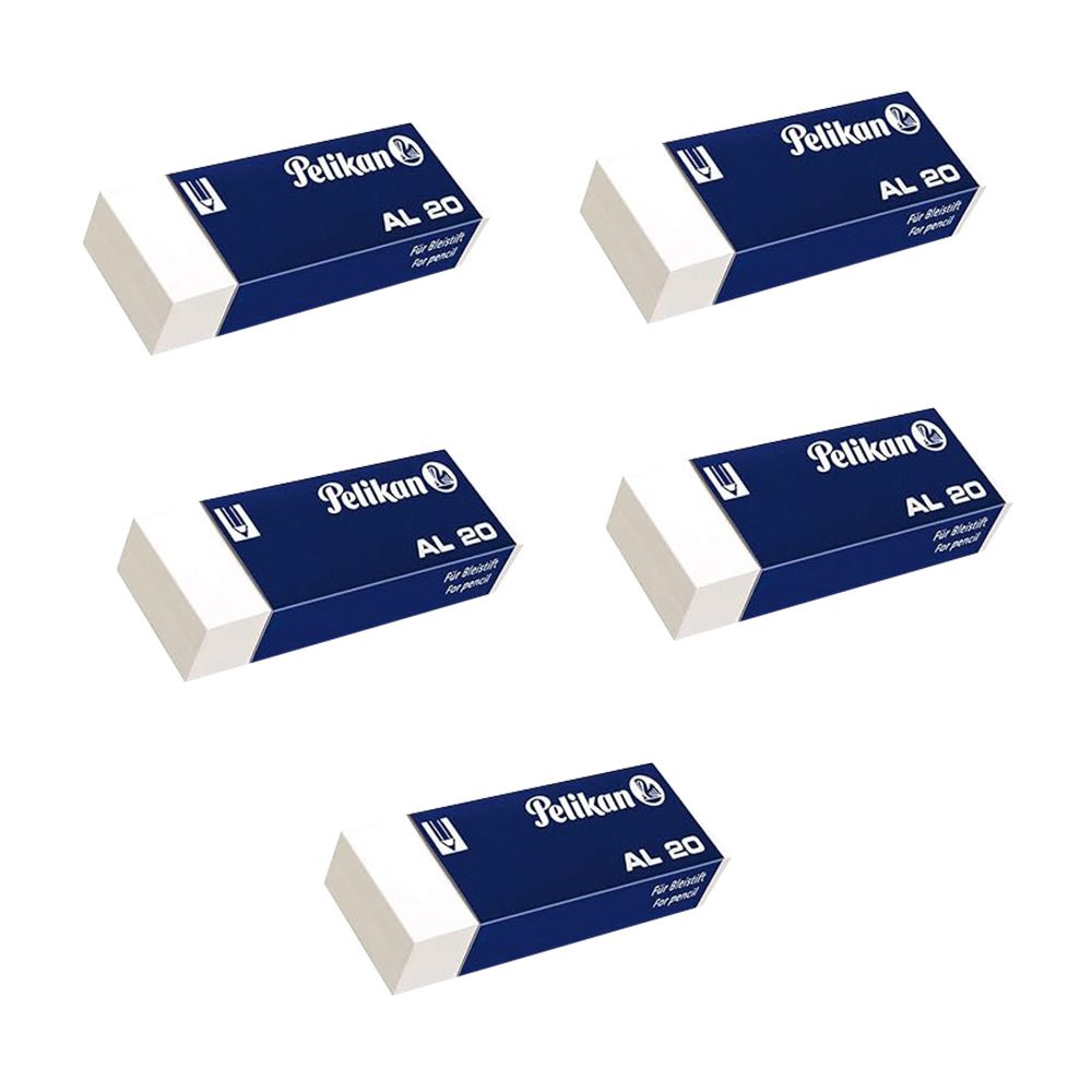 The AL 20® plastic erasers from Pelikan are paper-friendly and suitable for graphite pencils. Paper-friendly For all substrates For pencil Phthalate, latex-free and PVC free Clean erasing EN71 is a European certification that guarantees that our products are suitable for use by children