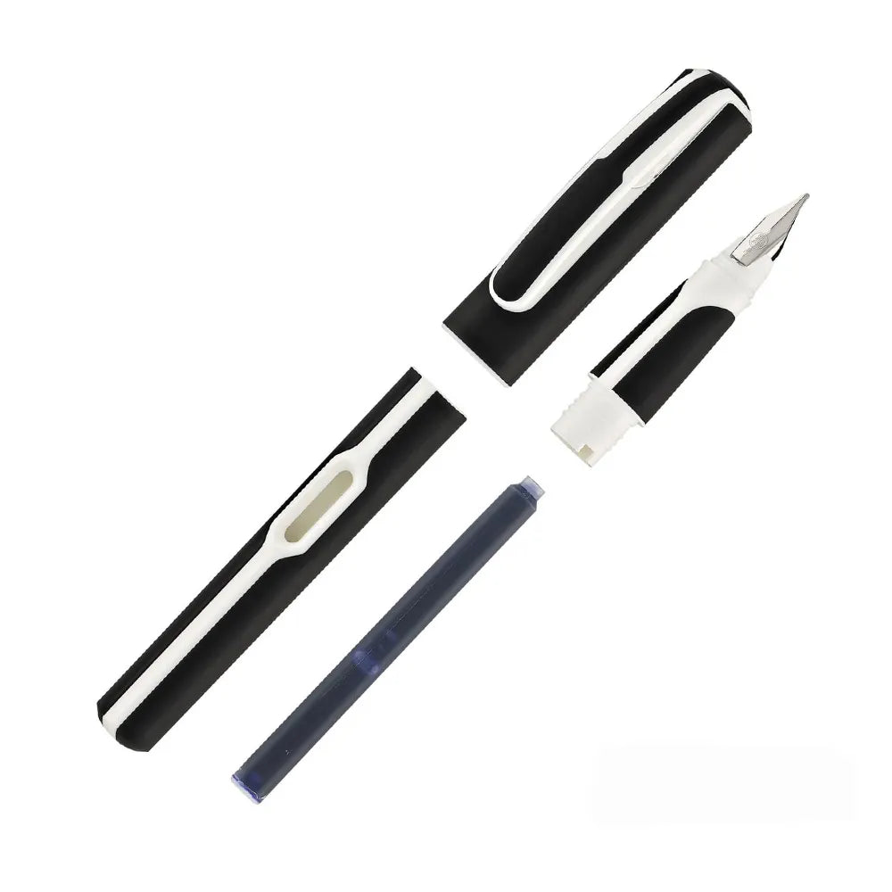 Pelikan Style P57 Black & White Fountain Pen - Medium Nib