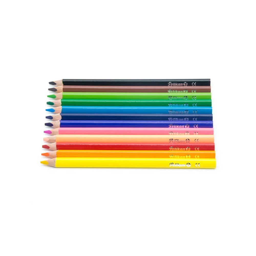 Pelikan Triangular Colored Pencils 12pcs (Pack of 2)