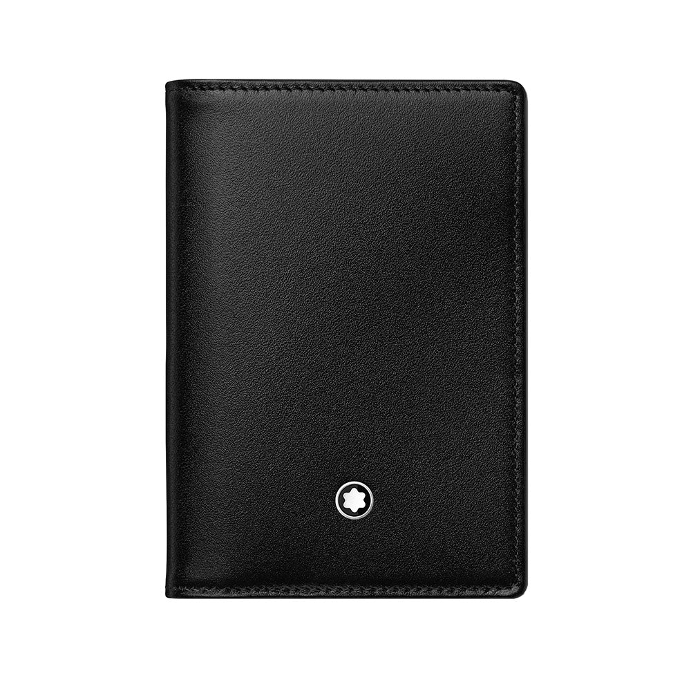 Montblanc Meisterstück Black Leather Business Card Holder with Gusset