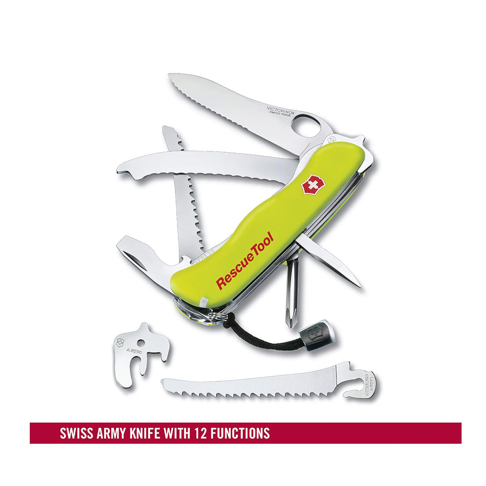 Victorinox Rescue Tool One Hand Opening 111mm Yellow Swiss Army Knife