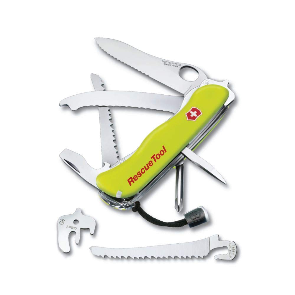 Victorinox Rescue Tool One Hand Opening 111mm Yellow Swiss Army Knife