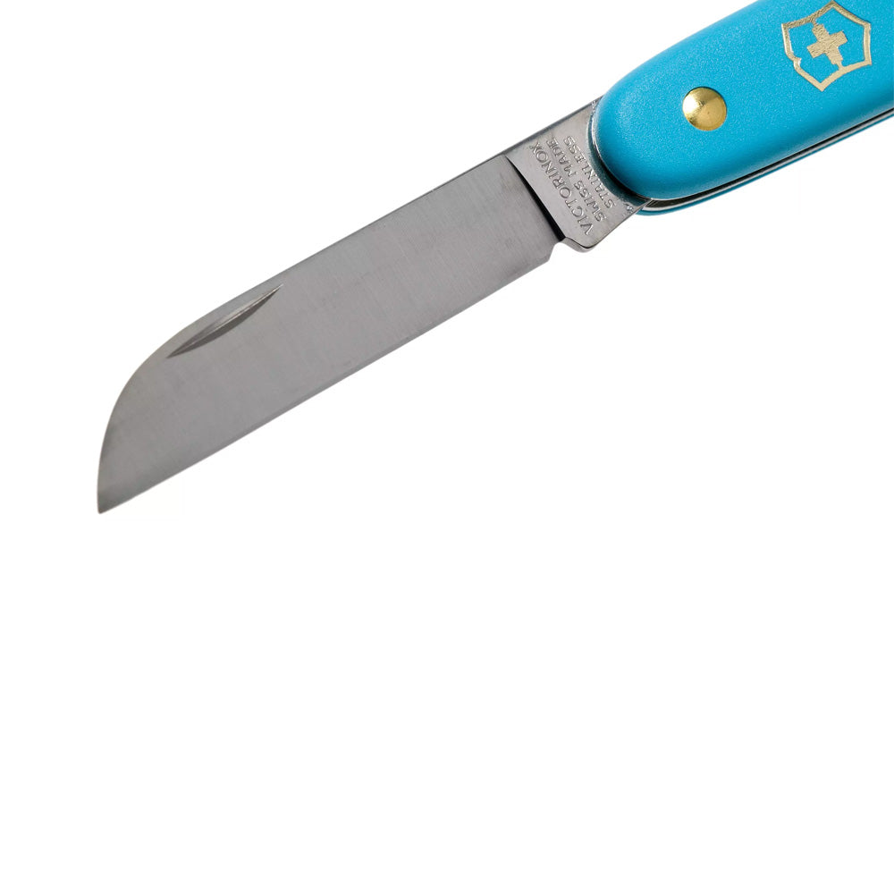 Victorinox Floral Knife For Left-handed User - Blue