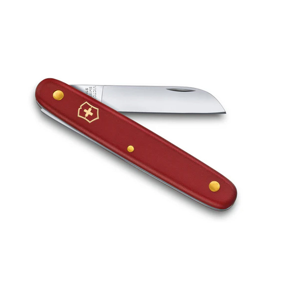 Victorinox Floral Knife For Left-handed User - Red