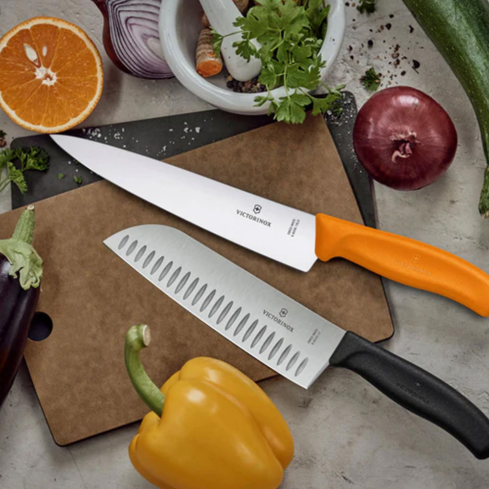 Victorinox Swiss Classic Carving/Cutting Knife 19cm - Orange