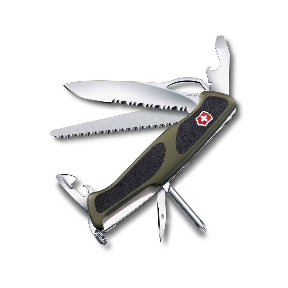 Victorinox Swiss Army Knife - Ranger Grip 178 130mm Green/Black