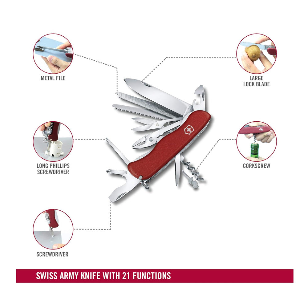 Victorinox Work Champ 111mm Red Knife