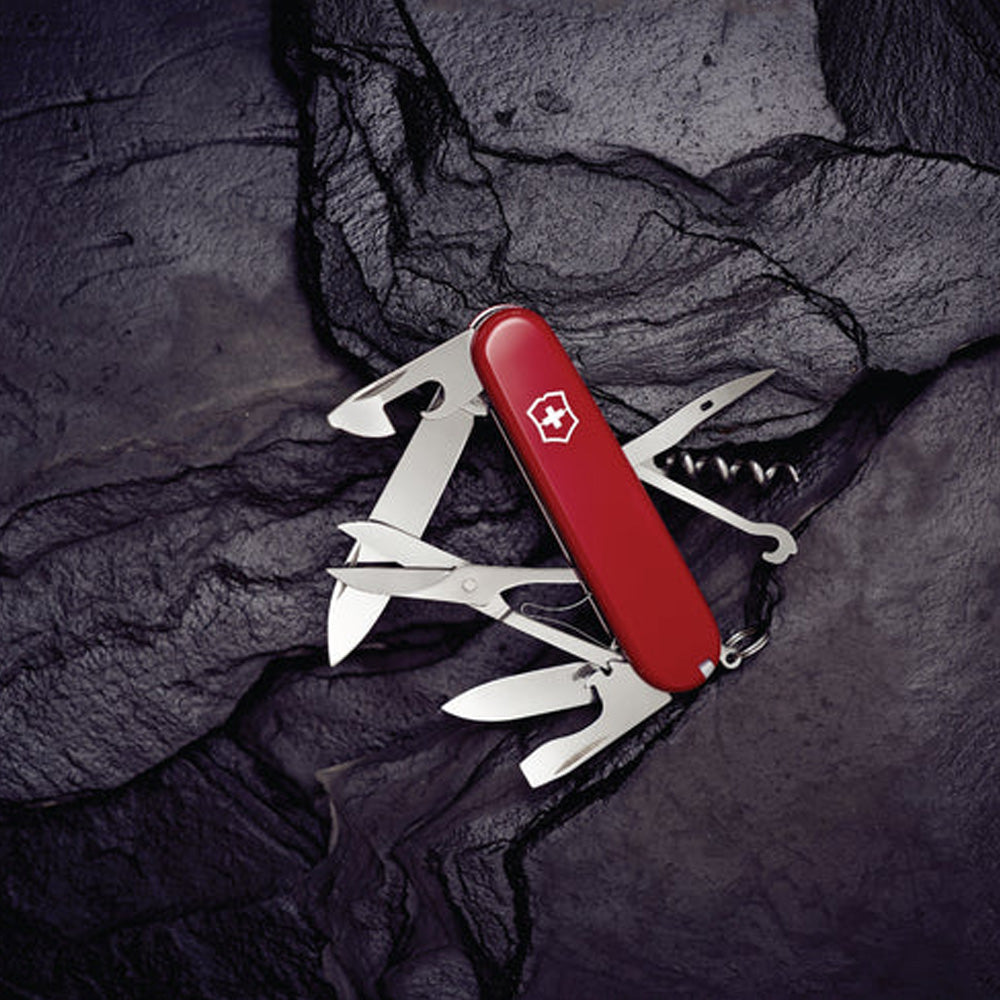 Victorinox Swiss Army Knife - Climber - 14 Functions 91mm Red