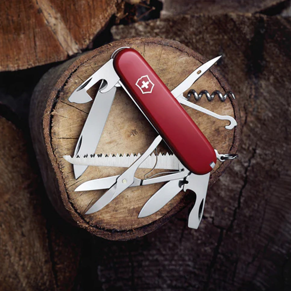 Victorinox Swiss Army Knife - Huntsman- 15 Functions 91mm Red