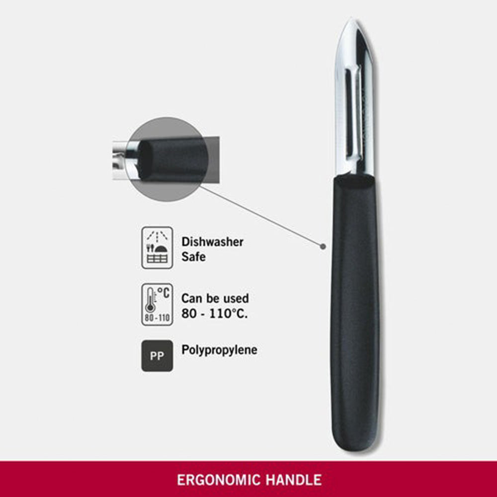 Victorinox Potato Peeler Double Edge - Black