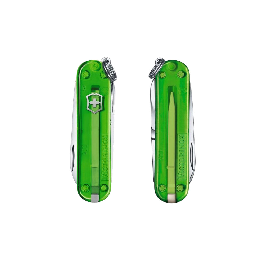 Victorinox Classic SD Transparent 58mm 7 Functions - Green Tea