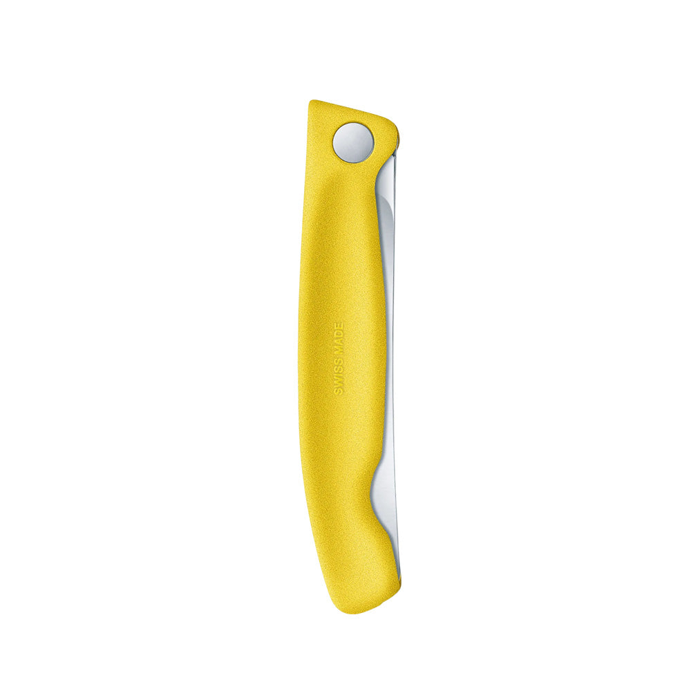 Victorinox Swiss Classic Foldable Paring Knife Wavy Edge 13cm - Yellow