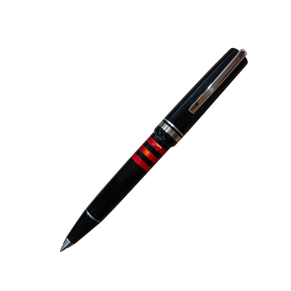 Delta Titanio Galassia Resin Case Red Rings Ballpoint Pen