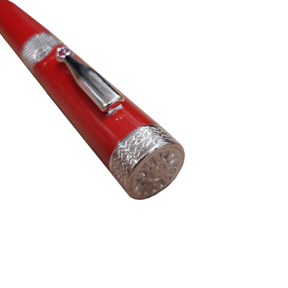 Delta Alfa Romeo Grand Sport Red with Silver Trim Limited Edition Capless Rollerball Pen