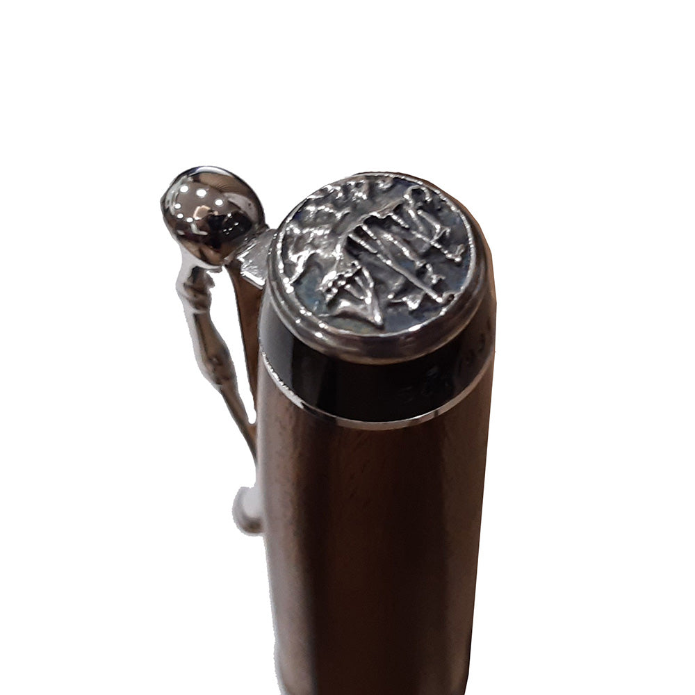 Delta Amerigo Vespucci Limited Edition Black Resin with Silver Trim Ballpoint Pen