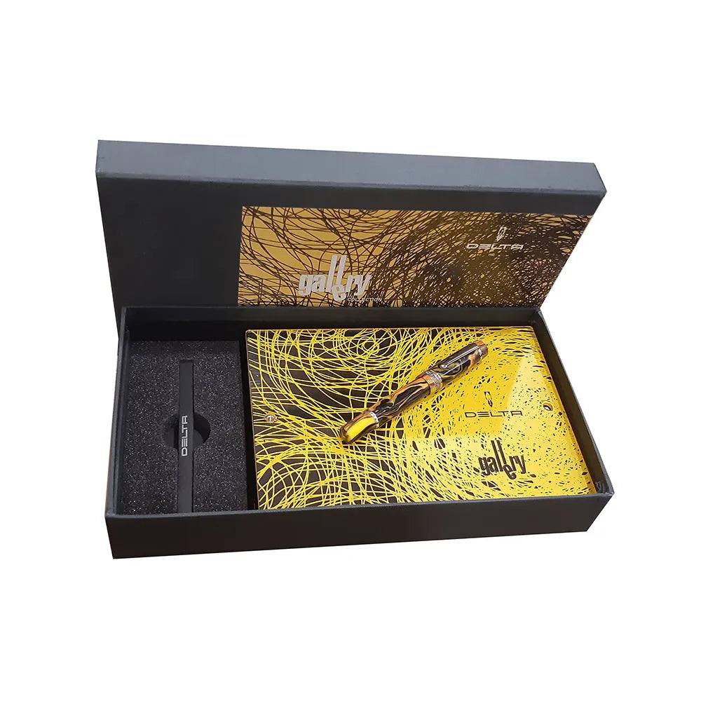Delta Galleria Multicolour with Rhodium Trim Rollerball Pen