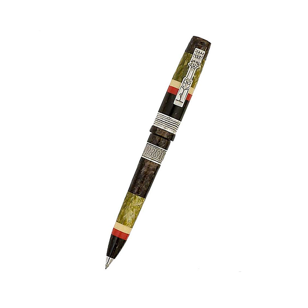 Delta Adivasi Mother-of-Pearl Resin with Sterling Silver Trim Limited Edition Rollerball Pen