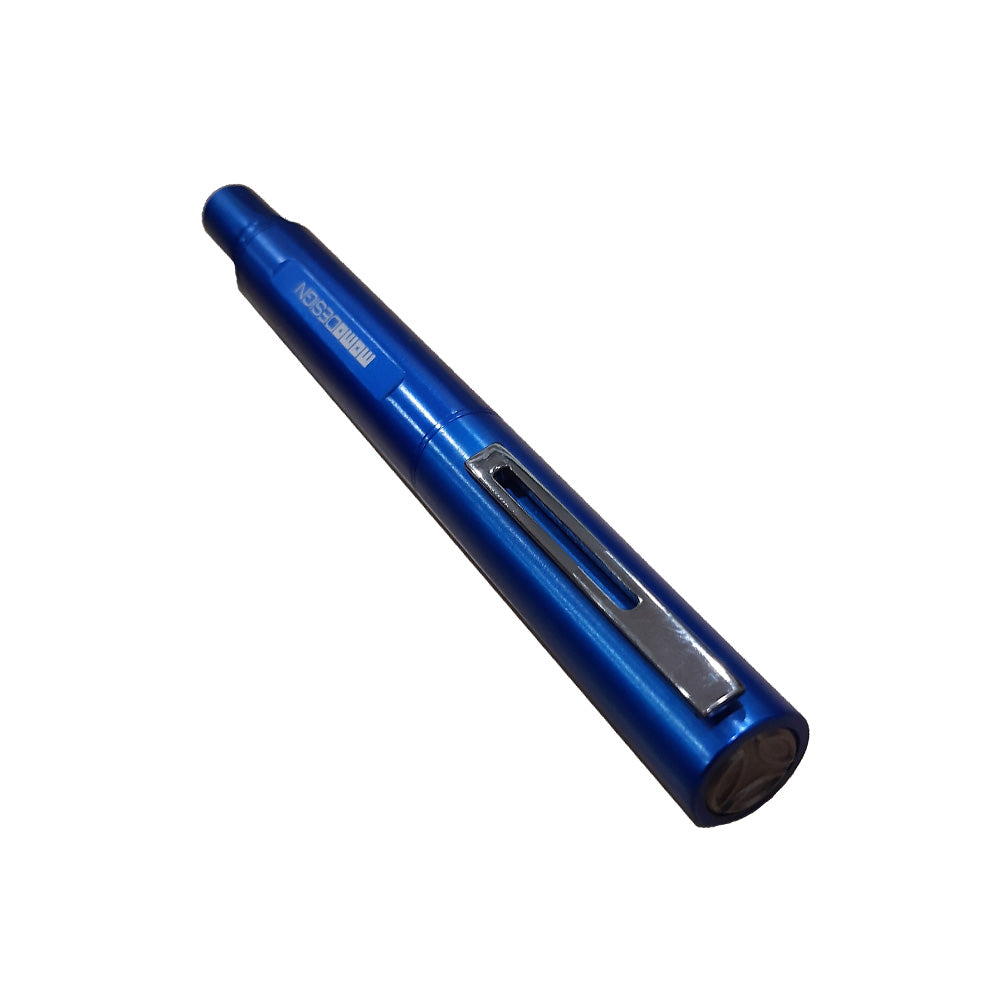 Delta Momo Design Alumina Blue with Black Rhodium Trim Rollerball Pen