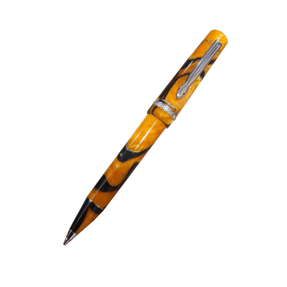 Delta Dolcevita Masterpiece Black-Orange Special Resin 0.7mm Mechanical Pencil