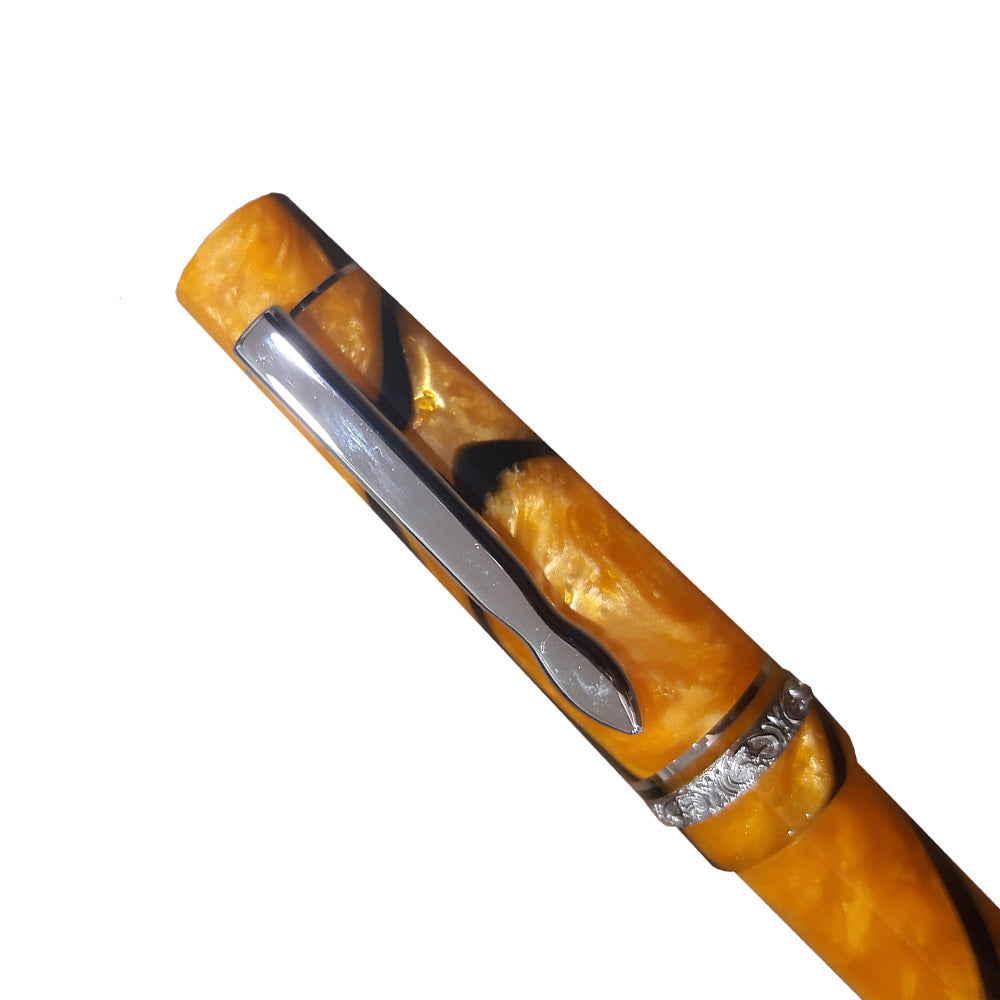 Delta Dolcevita Masterpiece Black-Orange Special Resin 0.7mm Mechanical Pencil