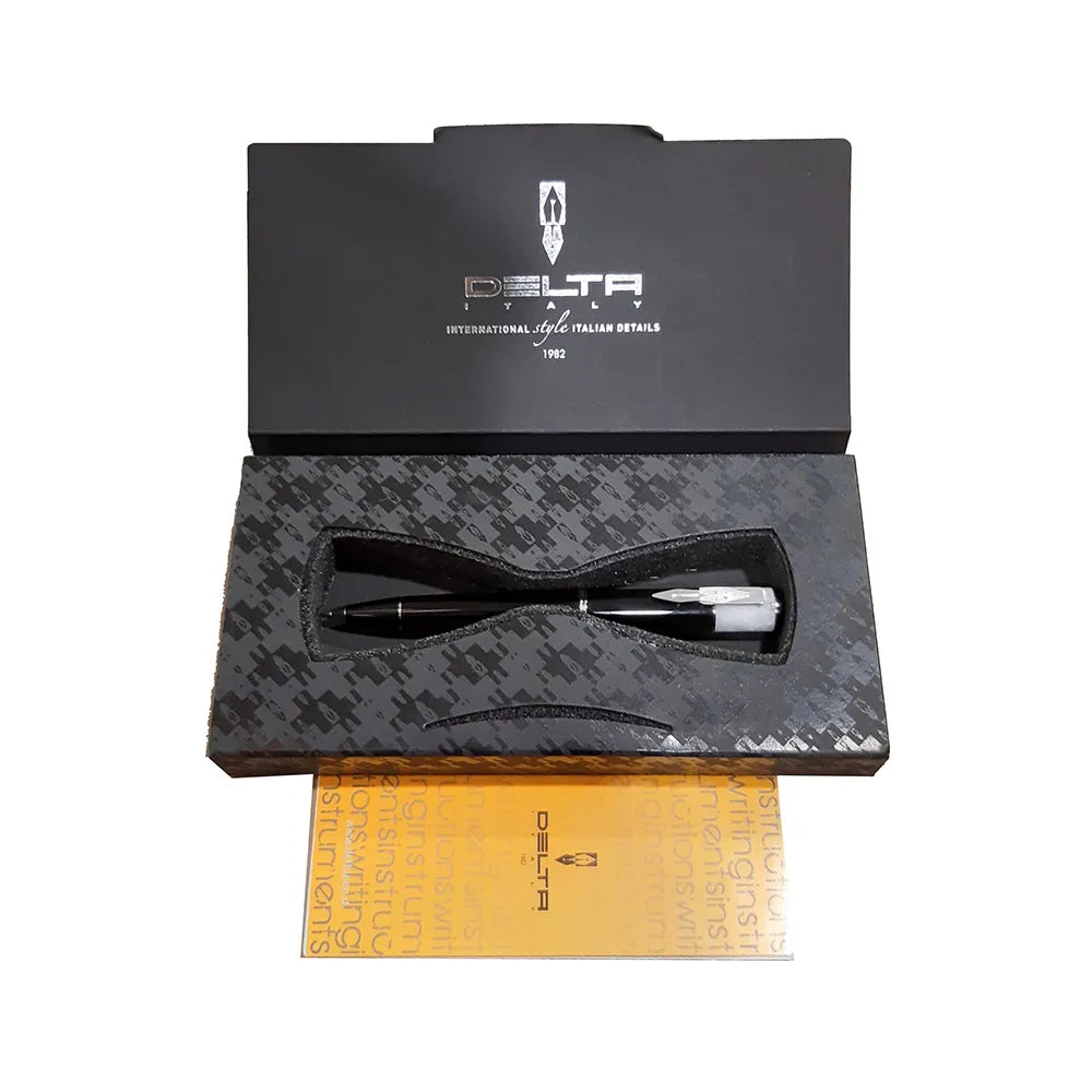 Delta Icon Black Resin with White Cap 0.9mm Mechanical Pencil