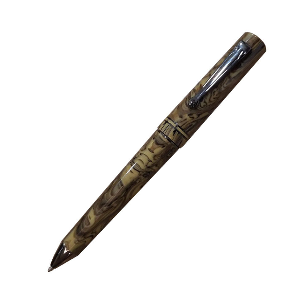 Delta The Journal Olive Green Resin with Gunmetal Trim Ballpoint Pen