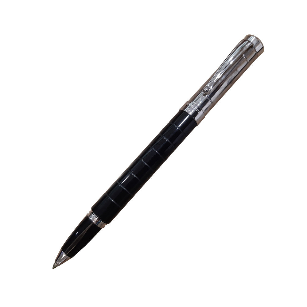 Delta Prestige Doue Black Resin with Sterling Silver Cap Rollerball Pen