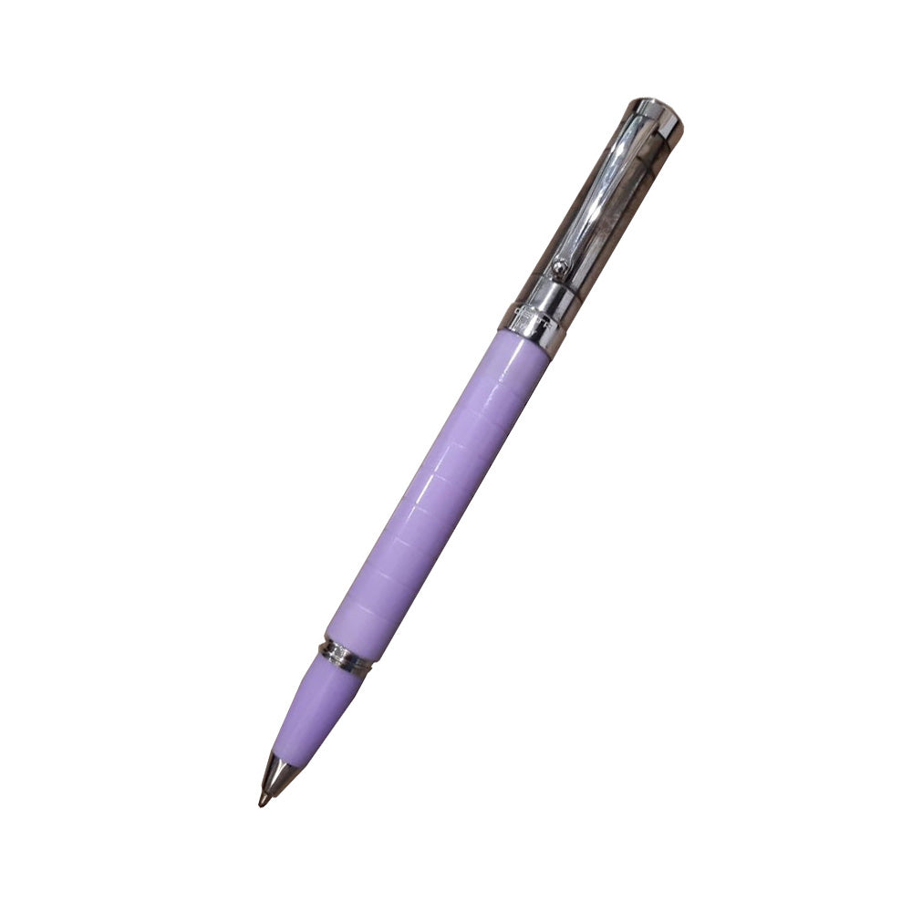 Delta Prestige Doue Lilac Resin Sterling Silver Cap Rollerball Pen