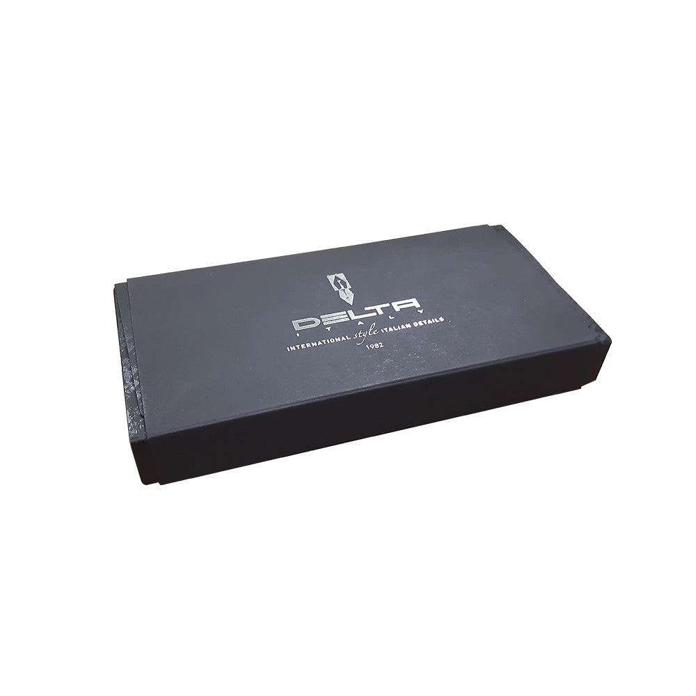 Delta Prestige Doue Black Resin with Sterling Silver Cap Ballpoint Pen