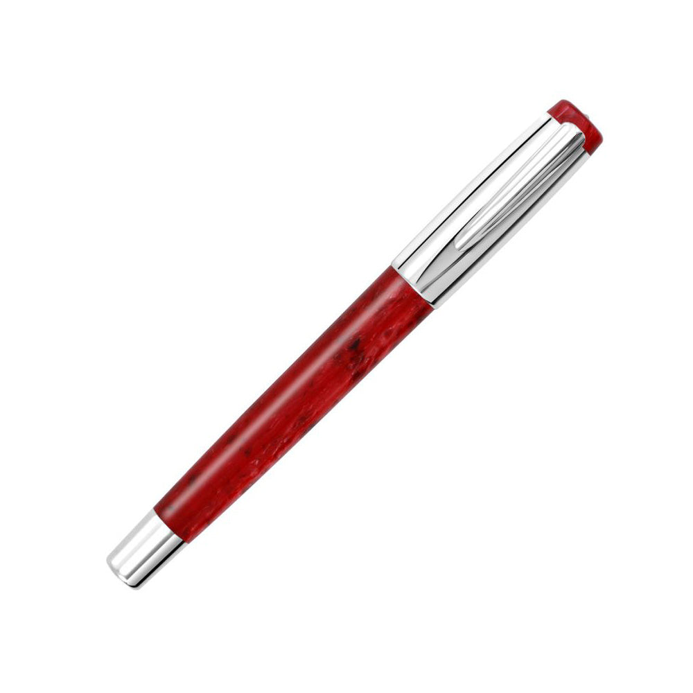 Delta Mask Red Resin Rollerball Pen