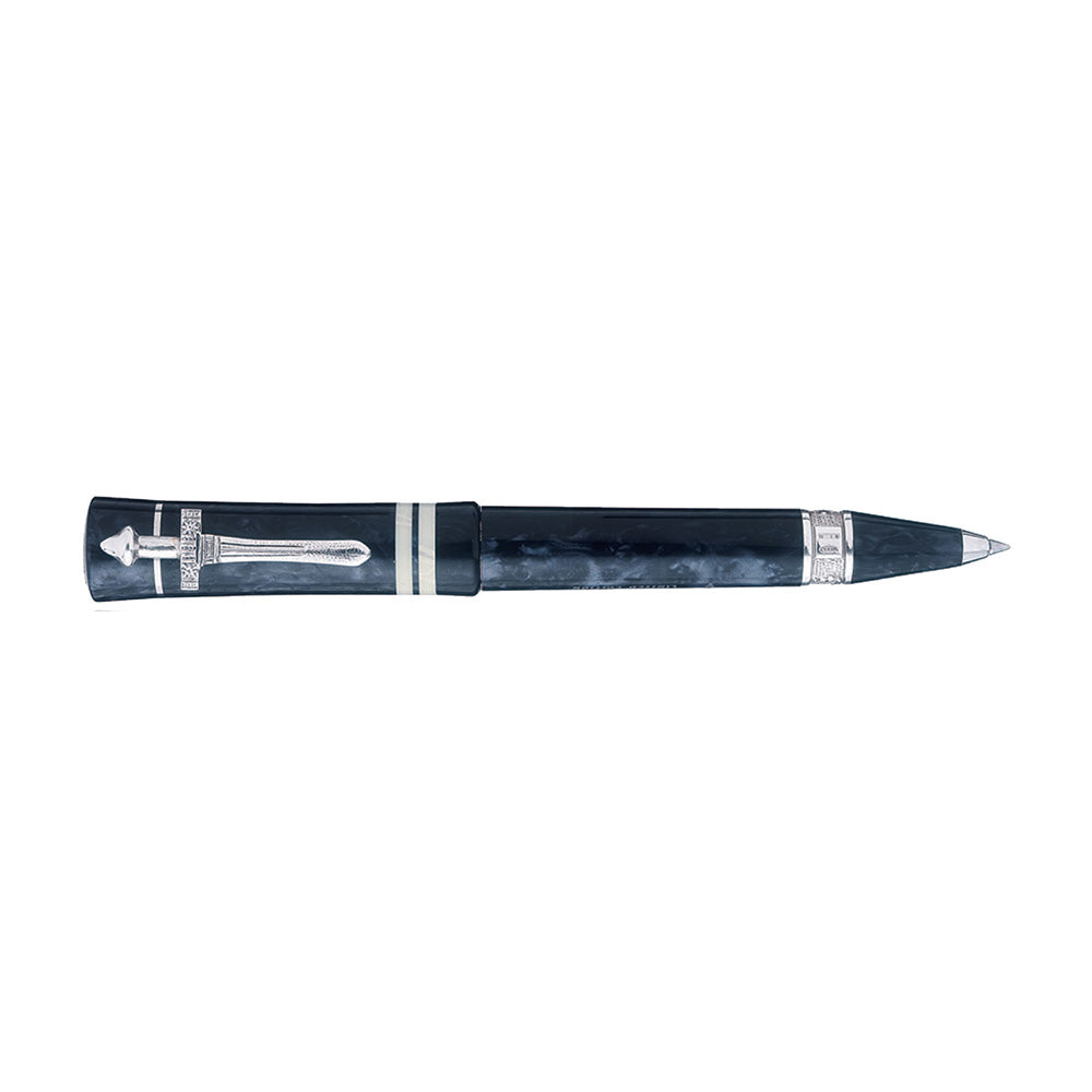 Delta Tuareg Blue Resin with Sterling Silver Trim Special Edition Rollerball Pen