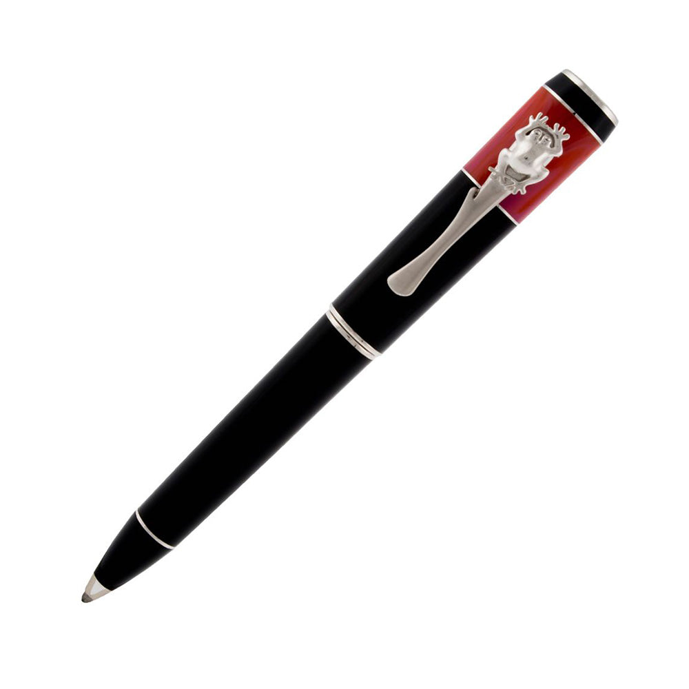 Delta Indigenous Peoples BriBri Black & Red Resin with Rhodium Trim Limited Edition Ballpoint Pen