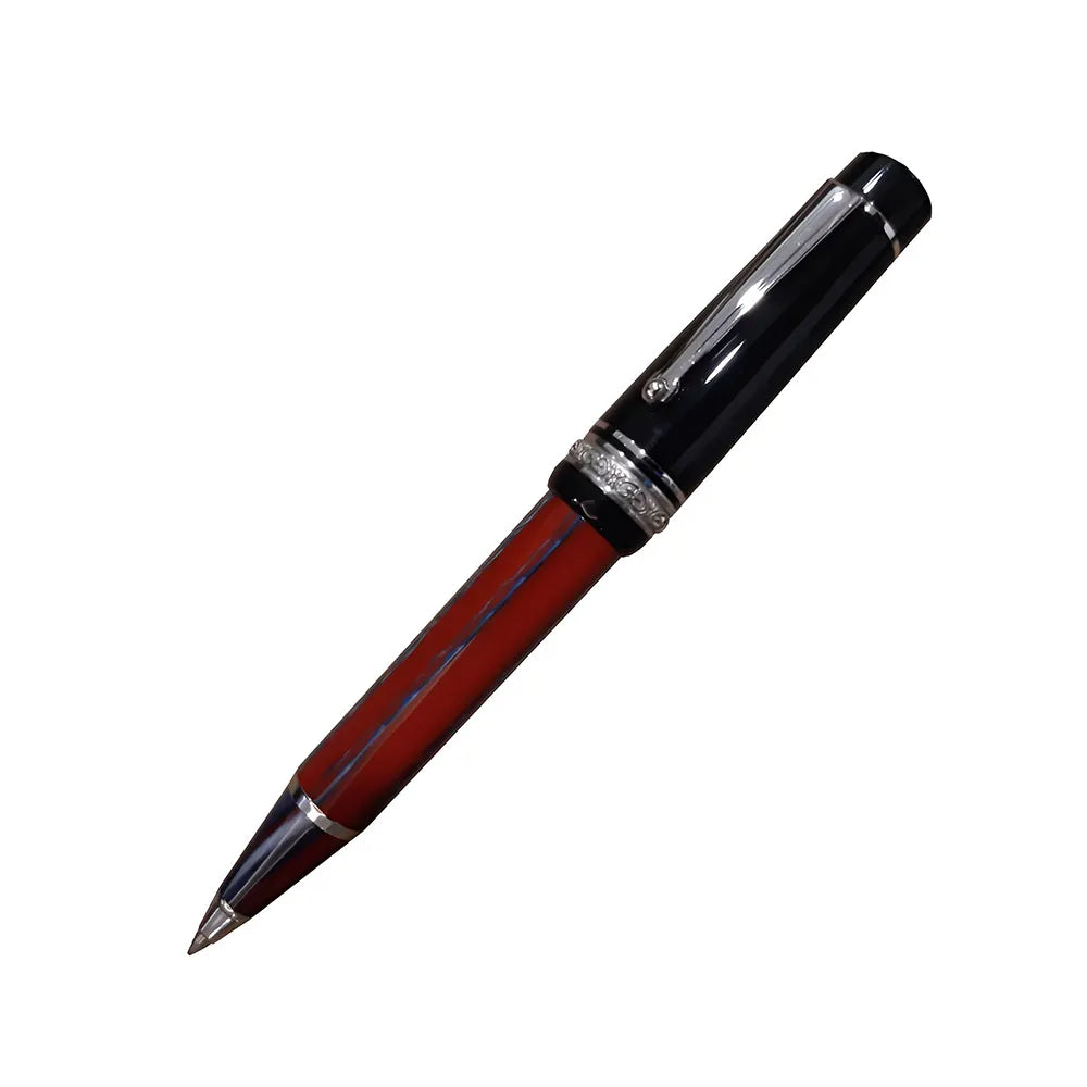 Delta Galleria Bluemoon Doue Multicolor with Black Cap Rhodium Ballpoint Pen