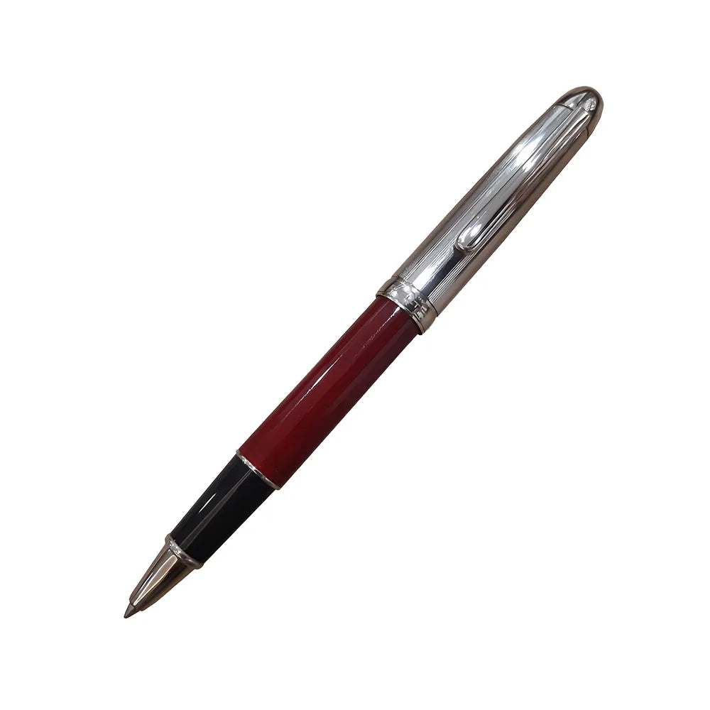 Delta Graffiti Doue Metal/Brown Resin with Rhodium Trim Rollerball Pen