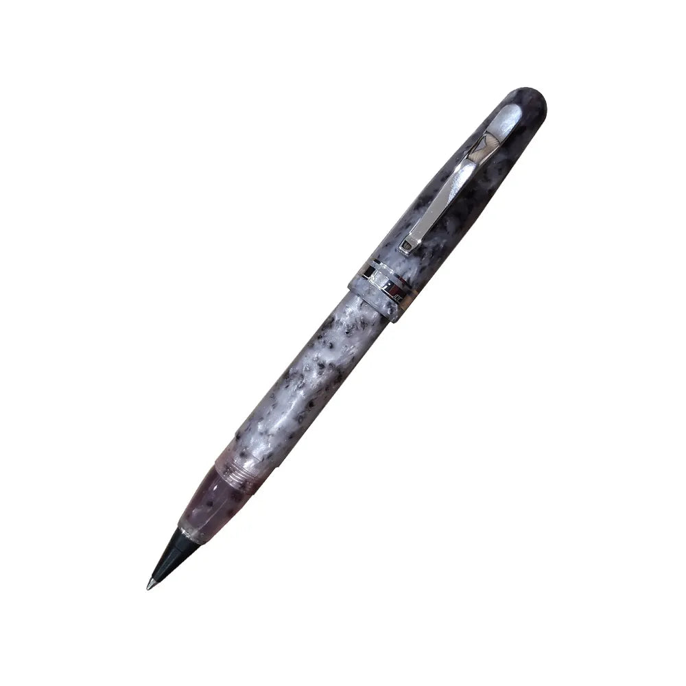 Delta Fusion 82 Non-Stop Light Gray with Rhodium Plated Trim Rollerball Pen
