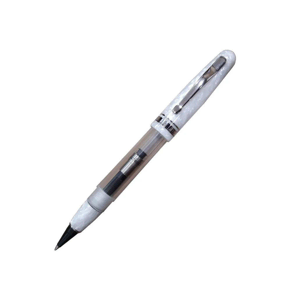 Delta Fusion 82 Demonstrator Transparent Body & White Cap Non-Stop Roller Pen