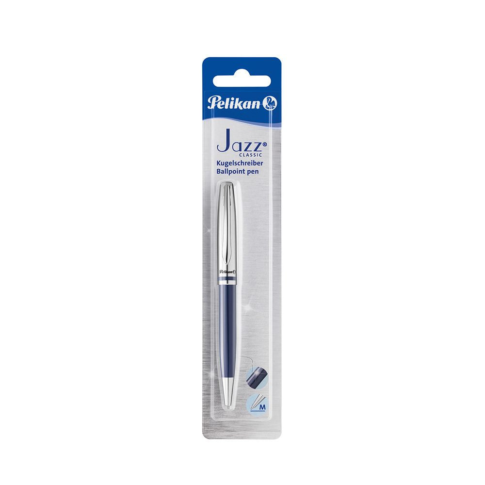 Pelikan K35C Jazz Classic Dark Blue Ballpoint Pen (Blister Pack)