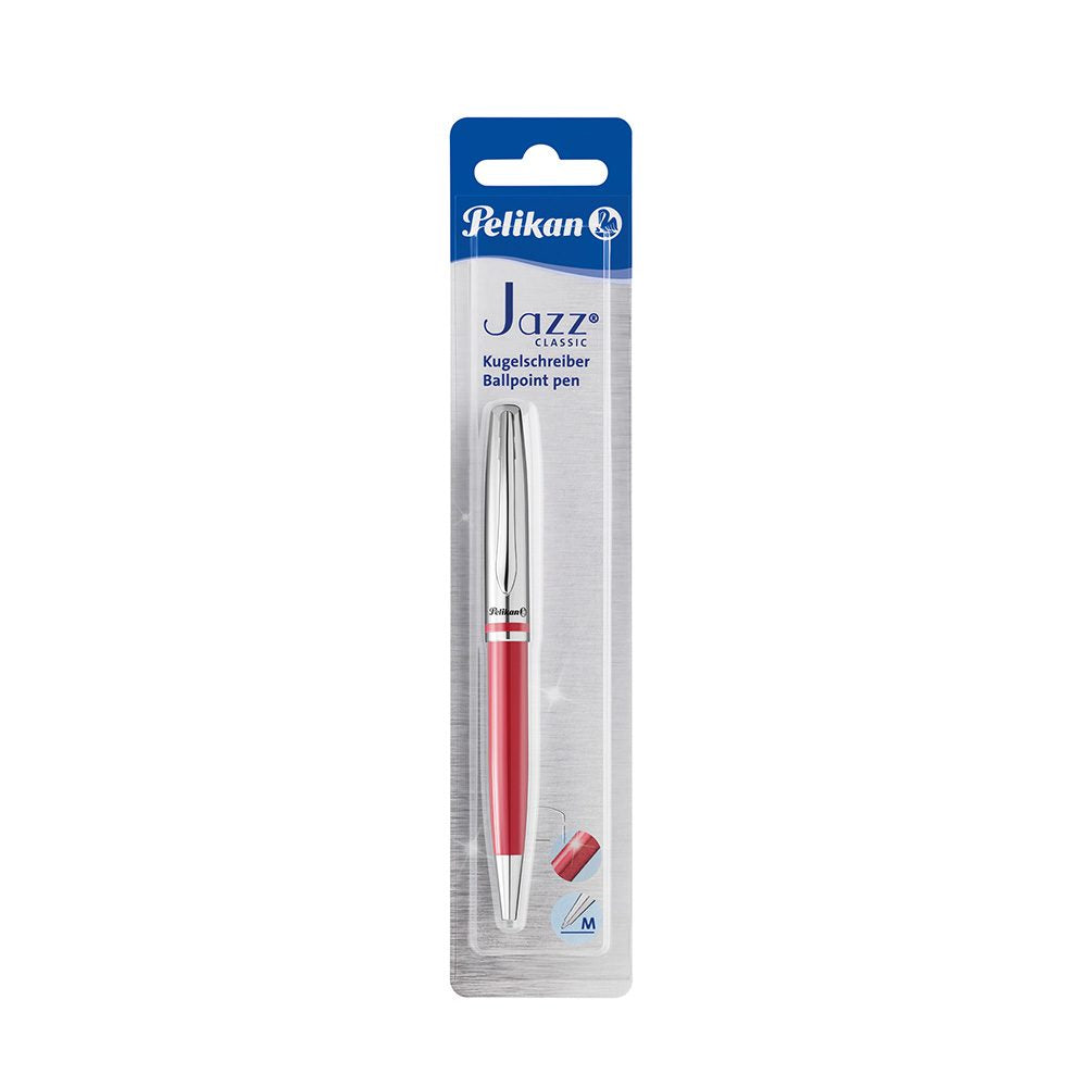 Pelikan K35C Jazz Classic Red Ballpoint Pen (Blister Pack)