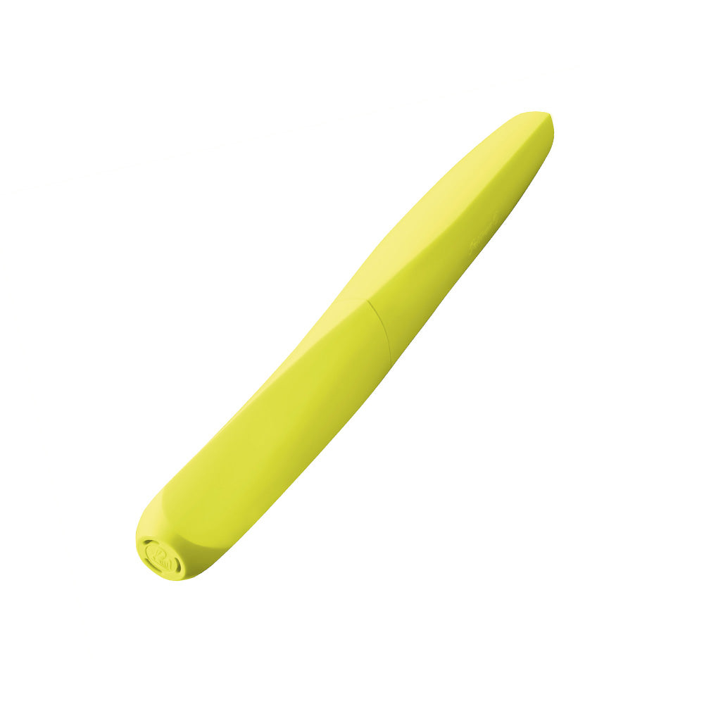 Twist® Fountain Pen “Neon Yellow” Twist® fountain pen lies comfortably in the hand, thanks to their ergonomic shape. Available in many different colour combinations and with a smooth running stainless – steel nib. Trendy fountain pen in a twisted design In many great color combinations Lie perfectly in the hand due to the ergonomic design Universally suitable for left-and right-handers Fountain pen with a smooth-running, stainless-steel nib Stainless steel nib size M