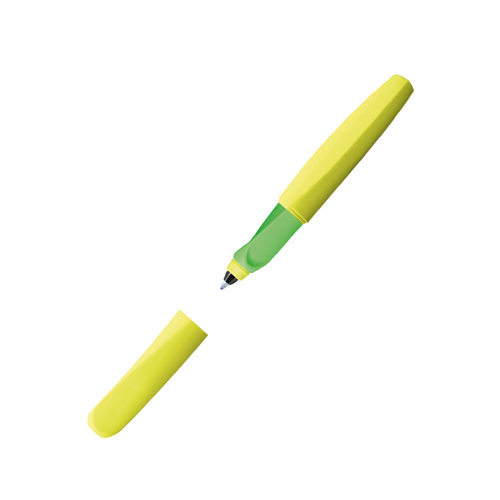 Twist® Rollerball Pen “Neon Yellow” Twist® rollerball pens lie comfortably in the hand, thanks to their ergonomic shape. Available in many different colour combinations and with erasable ink Trendy roller pen in a twisted design In many great color combinations Lie perfectly in the hand due to the ergonomic design Universally suitable for left-and right-handers Roller pen with erasable blue ink
