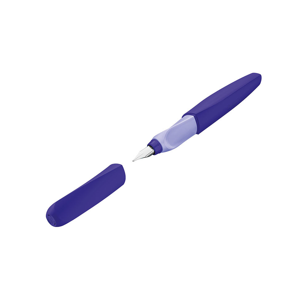 Twist® Fountain Pen “Ultra Violet” Twist® fountain pen lies comfortably in the hand, thanks to their ergonomic shape. Available in many different colour combinations and with a smooth running stainless – steel nib. Trendy fountain pen in a twisted design In many great color combinations Lie perfectly in the hand due to the ergonomic design Universally suitable for left-and right-handers Fountain pen with a smooth-running, stainless-steel nib Stainless steel nib size M