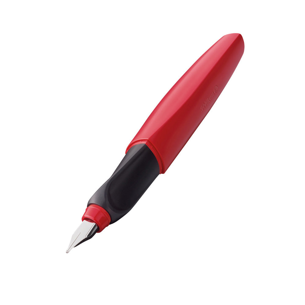 Twist® Fountain Pen “Fiery Red” Twist® fountain pen lies comfortably in the hand, thanks to their ergonomic shape. Available in many different colour combinations and with a smooth running stainless – steel nib. Trendy fountain pen in a twisted design In many great color combinations Lie perfectly in the hand due to the ergonomic design Universally suitable for left-and right-handers Fountain pen with a smooth-running, stainless-steel nib Stainless steel nib size M