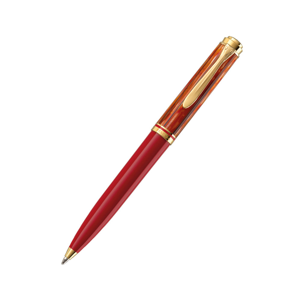 Pelikan Souveran K600 Tortoiseshell-Red Special Edition Ballpoint Pen