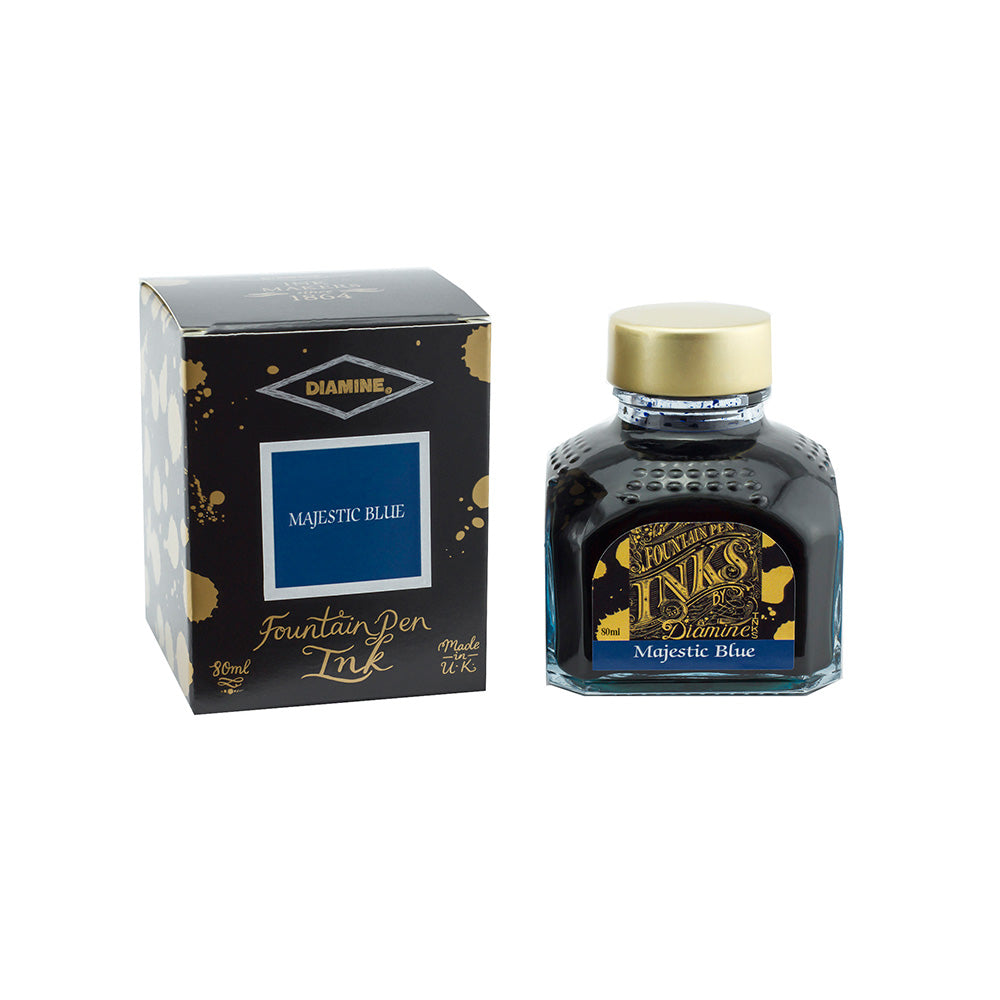 Diamine Majestic Blue Ink - 80ml Bottle