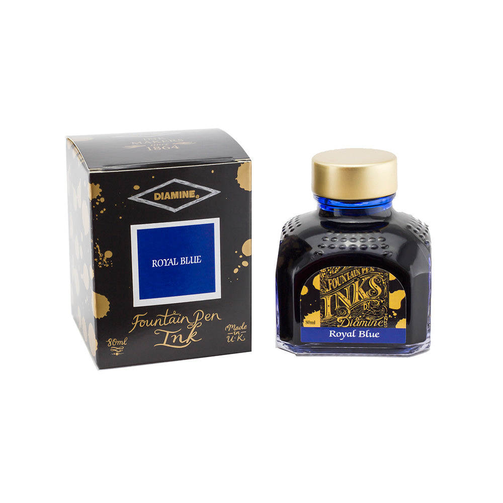 Diamine Royal Blue Ink - 80ml Bottle