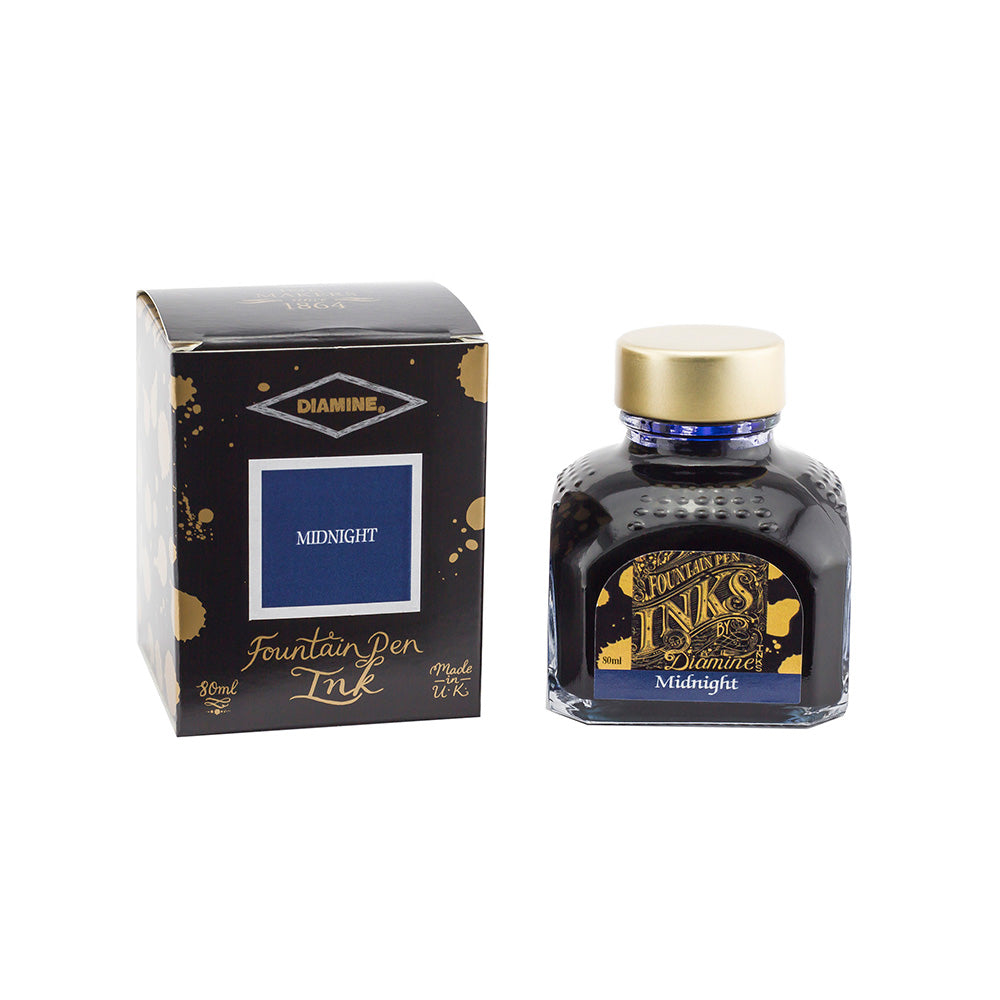 Diamine Midnight Ink - 80ml Bottle
