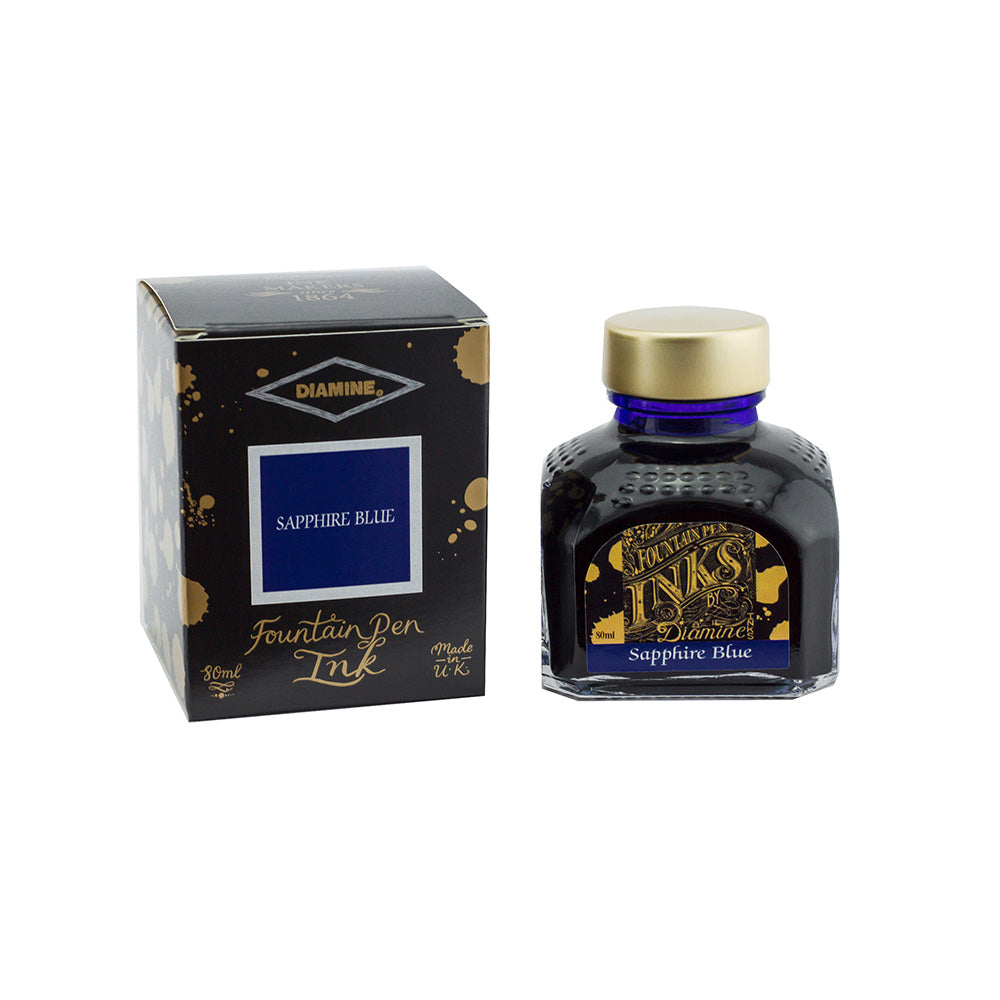 Diamine Sapphire Blue Ink - 80ml Bottle