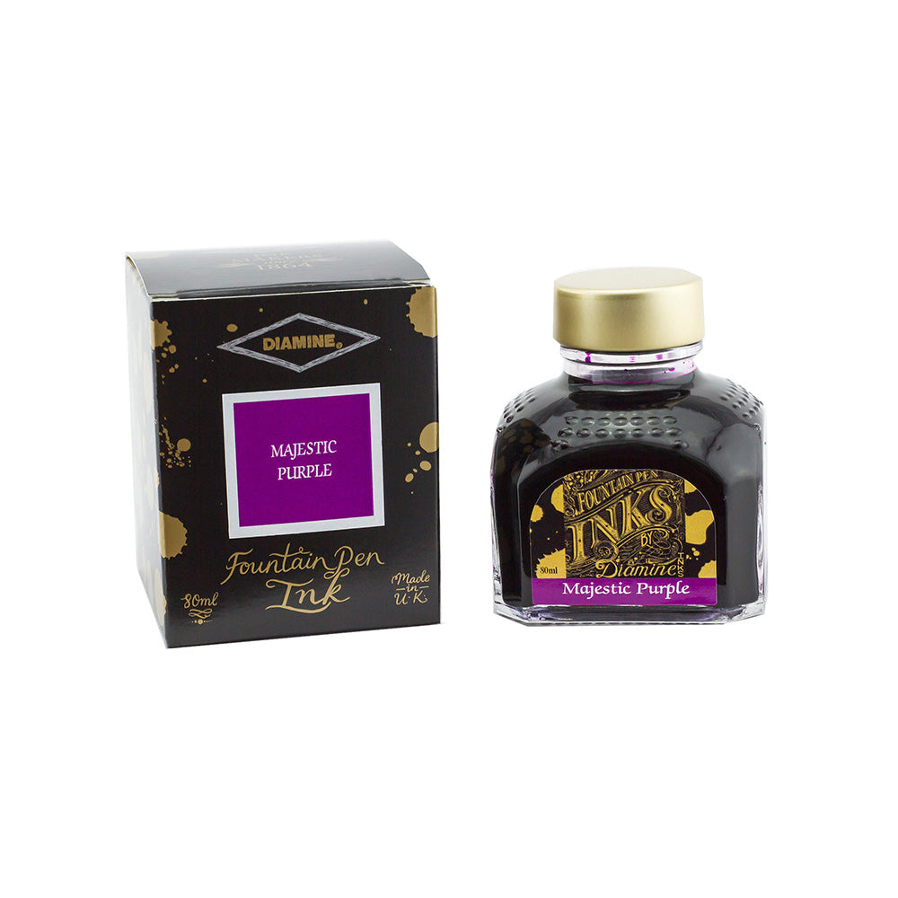 Diamine Majestic Purple Ink - 80ml Bottle