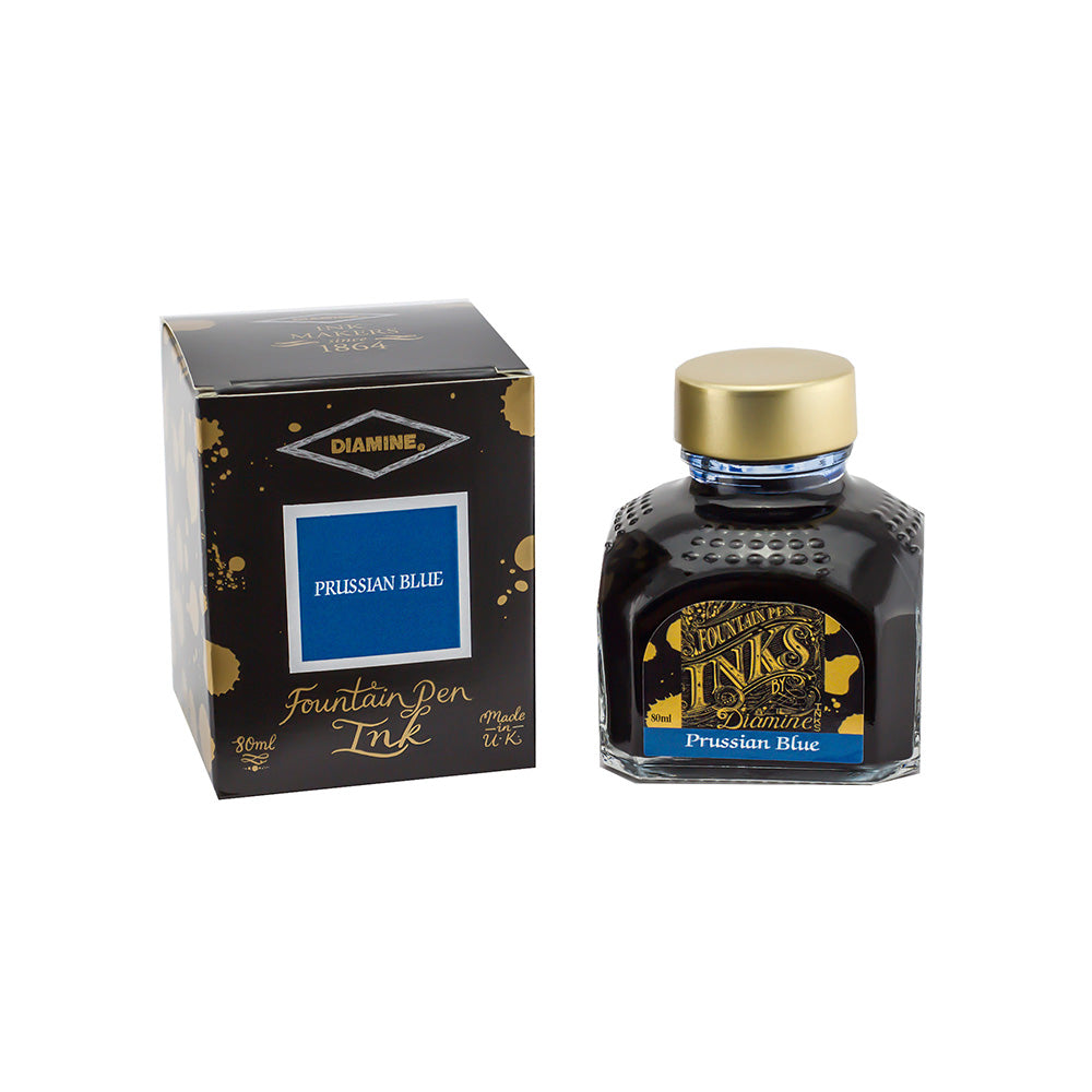 Diamine Prussian Blue Ink - 80ml Bottle